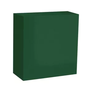 Serviette 40x40cm 3 c. 1/4 Vert Forêt 20/50 (6E)